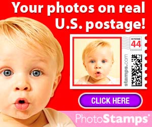 Order your personal photo postage stamps online today.