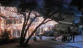 CLICK to hear the audio of Clark Griswold explaining the number of lights he used to decorate his house with... from the movie Christmas Vacation starring Chevy Chase.